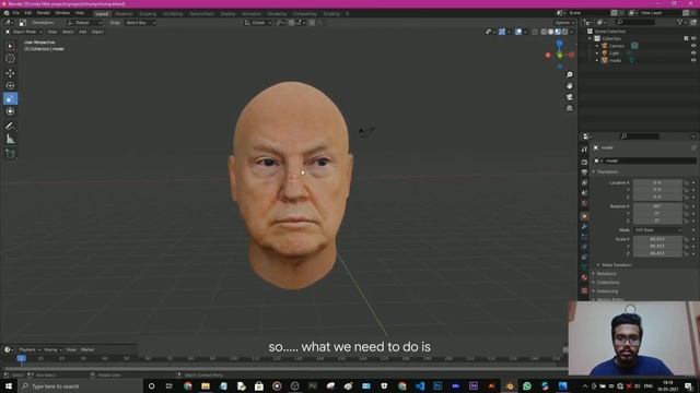 How to create a 3D face using a single image and with enhanced texture in blender | Irfan Lesnar смотреть онлайн