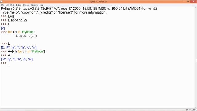 List Comprehension | Python Snacks #1 | Working With Smile смотреть онлайн