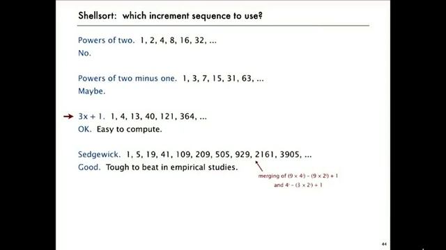 21 Shellsort 10 48 смотреть онлайн