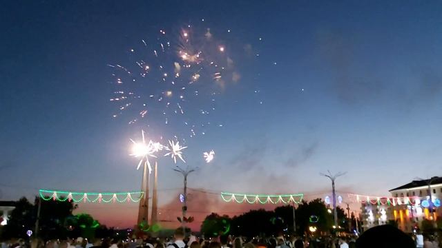 фейерверк в день города витебск- Vitebsk day fireworks 2022 смотреть онлайн