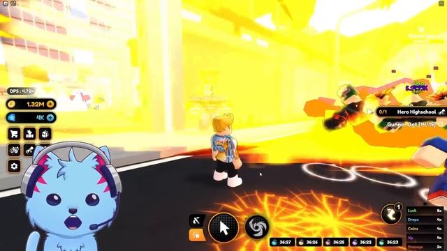 LVL 1 Noob VS Roblox Anime Champions Simulator смотреть онлайн