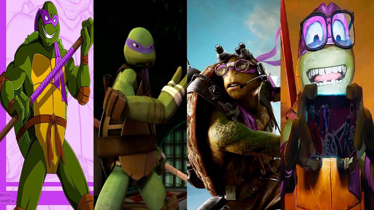 Эволюция Донателло в мультфильмах и кино (1987-2023) смотреть онлайн