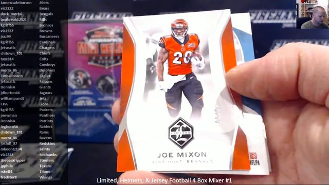 Limited, Helmets, & Jersey Football 4 Box Mixer #1 ~ 3/5/19 смотреть онлайн