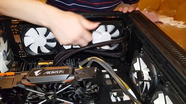 Fractal Design Celsius S36 Обзор и установка на i7 140 Вт смотреть онлайн