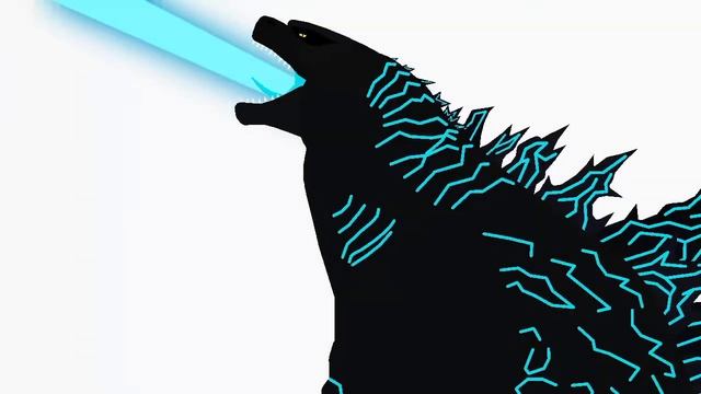 Monster Verse Godzilla Roar And Atomic Breath Test stick Nodes Animation|Sohel Animator смотреть онлайн