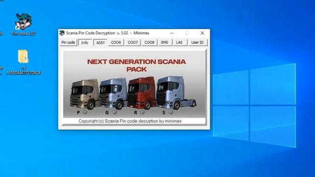 Scania Pin Code Descrytion 5.02