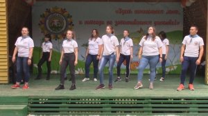 Массовый танец (флешмоб) - Mozgi - Вертолёт, Студенты ЧПК №1, лето 2019 (ДООЛ "Голубая волна")