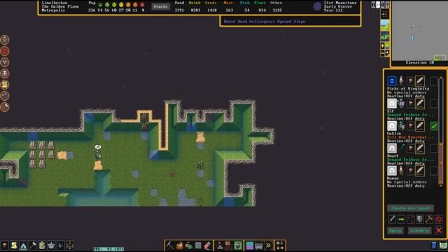 Боевые носороги и жители глубин - Dwarf Fortress #037 Steam v50 смотреть онлайн