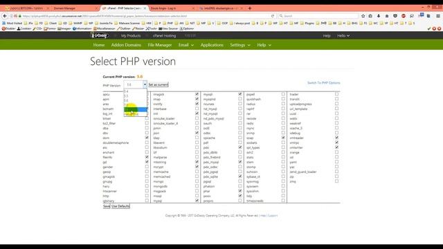 How do I change PHP Version in Godaddy Cpanel смотреть онлайн