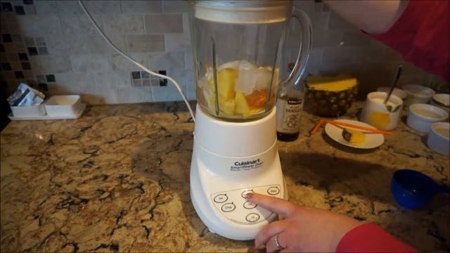 Тропический коктейль с йогуртом_Tropical Smoothie With Yogurt