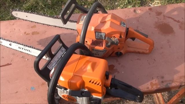 РАЗУМНЫЙ ОБЗОР БЕНЗОПИЛ STIHL MS180 и HUSQVARNA 141 смотреть онлайн