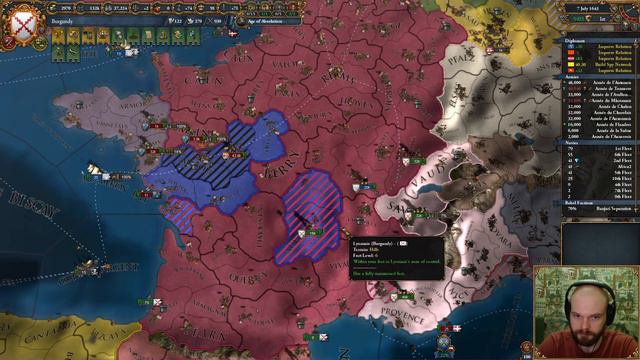 EU4 - Бургундия - 132 - Very Hard - (The Burgundian Conquest, 1.29.6, Burgundy, Europa Universalis смотреть онлайн