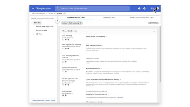 Chrome OS Demo: Configuring Google Safe Browsing, downloads and password settings смотреть онлайн