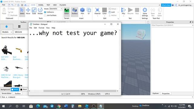 Roblox studio How to setup WB guns смотреть онлайн