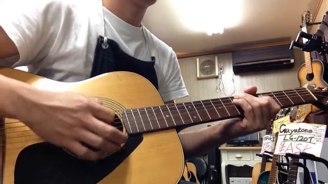 YAMAHA FG-120F 黒ラベル ＝中古楽器店 dee-custom= смотреть онлайн