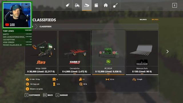 ? Bulls Gap LIVE - Will Bale Corn for $$$! - Episode 61 - FS19 смотреть онлайн