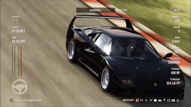 Forza Motorsport 4 - 1987 Ferrari F40 (Stock) - Camino Viejo De Montserrat