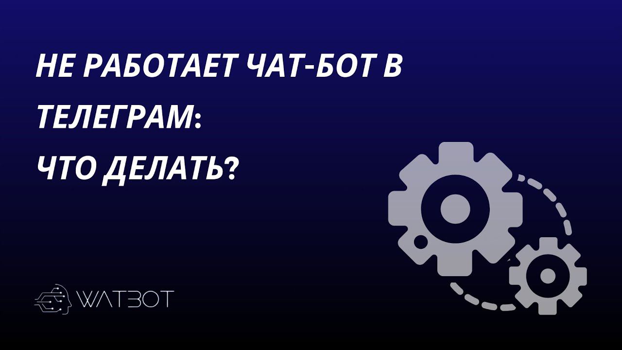 Не работает чат-бот в телеграм: что делать? смотреть онлайн
