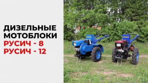 Дизельные мотоблоки Русич - обзор, как управлять