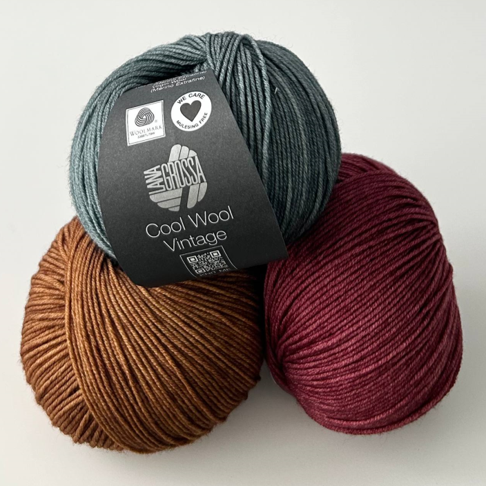 Cool Wool Vintage Lana Grossa. Обзор пряжи от интернет-магазина пряжи Knitted-story-shop.ru смотреть онлайн