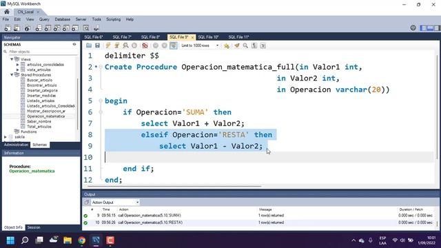 51-Procedimiento Almacenado-Condicional IF ELSEIF ELSE END IF | Curso de Base de Datos MySQL Serve смотреть онлайн