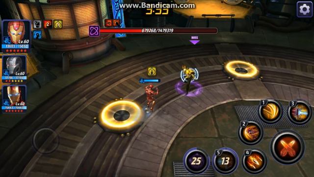 Marvel Future Fight Ebony Maw vs Ironheart [No-strike] смотреть онлайн