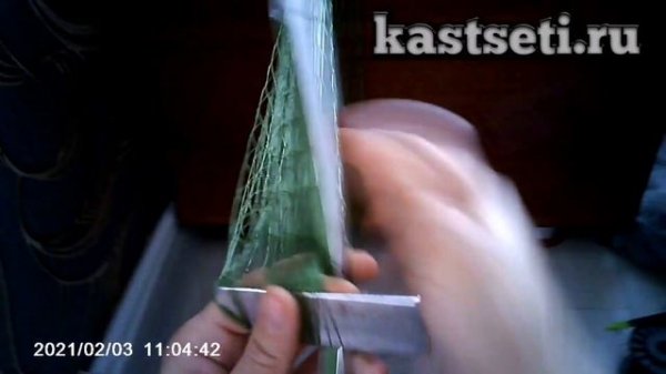 как вязать кастинговую сеть с добавками в каждом ряду со смещением