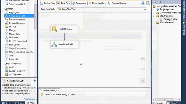 Conditional Split Transformation In SSIS -- SQL Server 2012 смотреть онлайн