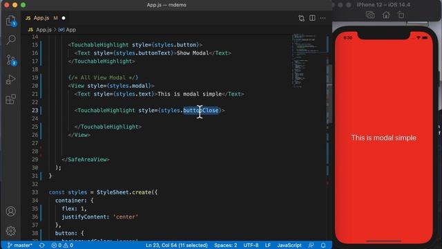 React Native: Make Modal appear from top to bottom смотреть онлайн