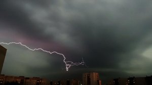 Гроза ускоренная съемка