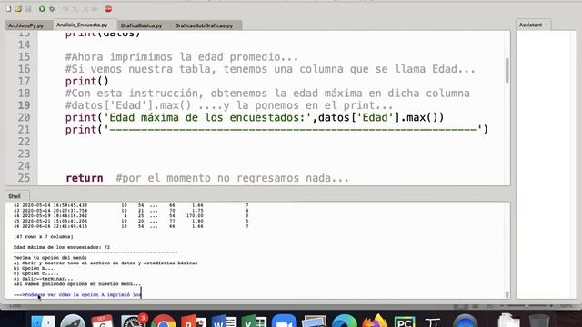Estadísticas básicas del archivo de datos de Excel usando Python, pandas смотреть онлайн