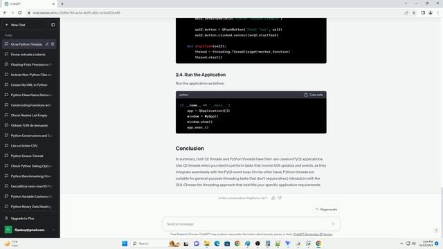 Threading in a PyQt application Use Qt threads or Python threads смотреть онлайн