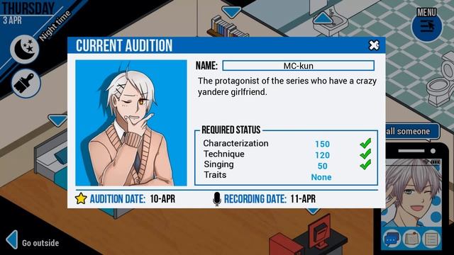 Seiyuu Danshi - [16/221] - [Hikaru route: April - Part 1] - English Playthrough смотреть онлайн