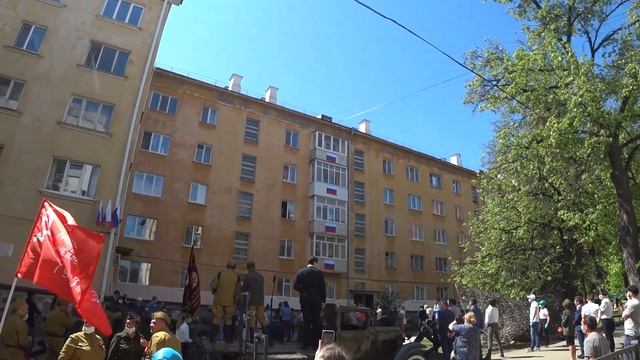 Поздравление ветерана ВОВ с 75-летием Победы.