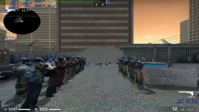 CSGO : VEGA 7 + R5 5625U : 1280x1024 Low Settings