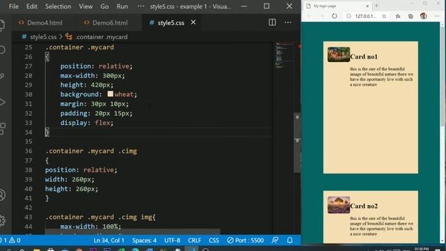 CSS Responsive Card Hover Effects | Html & CSS 2020 смотреть онлайн