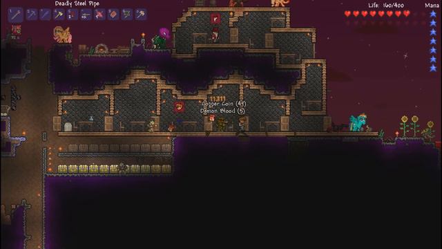 Let's Play Terraria Necro Mod Part 33!: DEADLY STEEL PIPE! смотреть онлайн