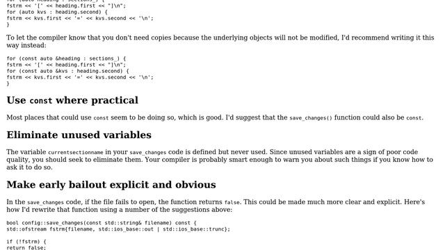 Code Review: ini file parser in C++ - Take 2 (3 Solutions!!) смотреть онлайн