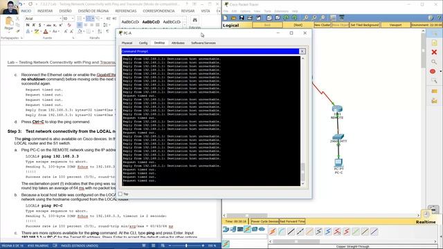 7.3.2.7 Lab - Testing Network Connectivity with Ping and Traceroute смотреть онлайн