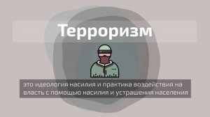 Терроризм – угроза обществу!