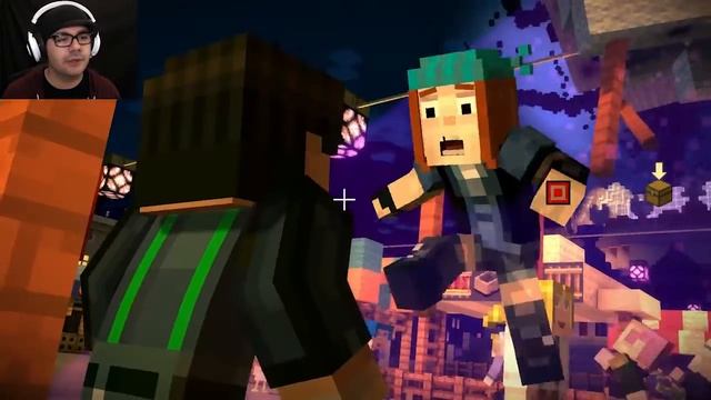 TENTACLE HENTAI?! | Minecraft Story Mode Ep1 | Part 4 смотреть онлайн