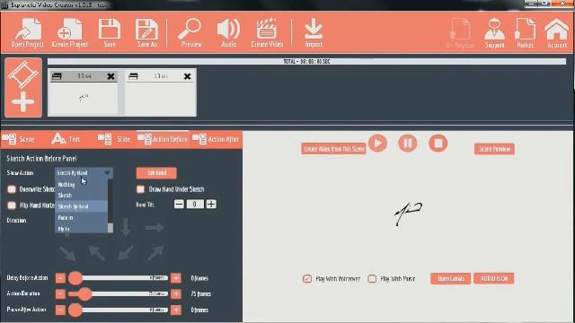 Hand Off (move sketch hand off-screen in-between elements) - MAGinc смотреть онлайн