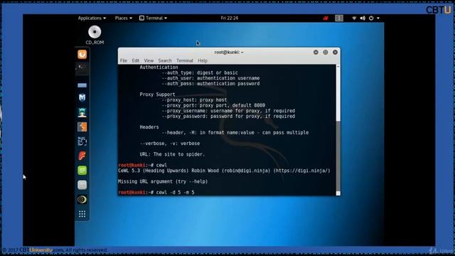 CEH5-16 CeWL Custom Word List generator Demo смотреть онлайн