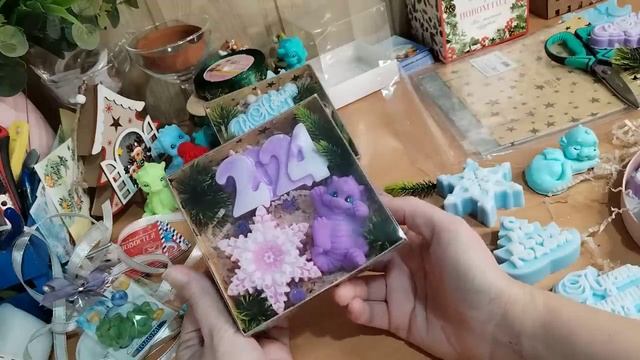 Новогодние наборы/первая часть/мыловарение/подготовка к новому году смотреть онлайн