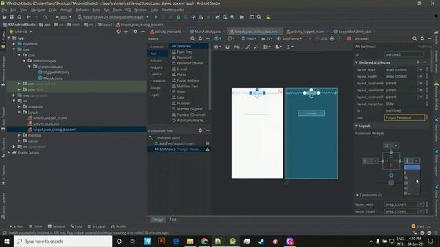 #2 - Android Studio + Firebase - Logout And Forgot Password смотреть онлайн