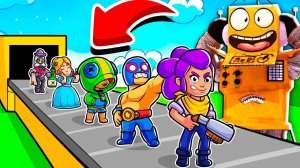 ПОСТРОИЛ САМУЮ КРУТУЮ в МИРЕ БАЗУ БРАВЛЕРОВ! НУБ И ПРО ВИДЕО ROBLOX Brawl Stars Tycoon