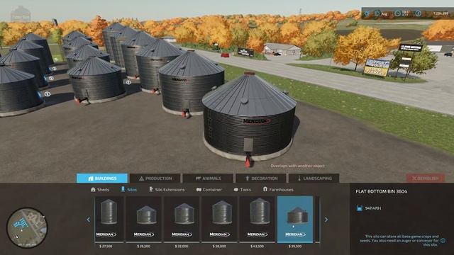 Meridian Grain Bin Pack | Mod Review | Farming Simulator 22 смотреть онлайн
