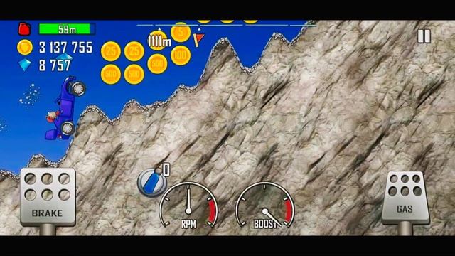 Gameplay - 14 || Hill Climb Racing Walkthrough Mountain with Rally Car смотреть онлайн