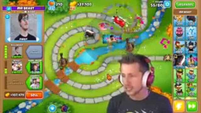 MrBeast in BTD 6! | 4 Funny Tower Mods! смотреть онлайн