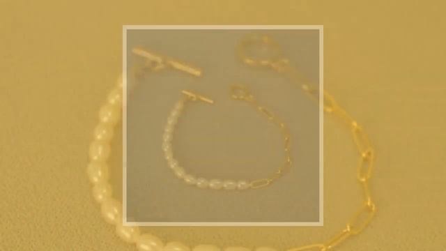 Paperclip Rice Pearl OT Closure Bracelet смотреть онлайн